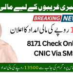 Ehsaas Program CNIC Check Online 13500 New Payment Updates
