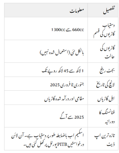 CM Punjab E-Taxi Scheme