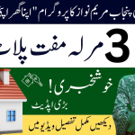 Punjab Free 3-Marla Plot Scheme